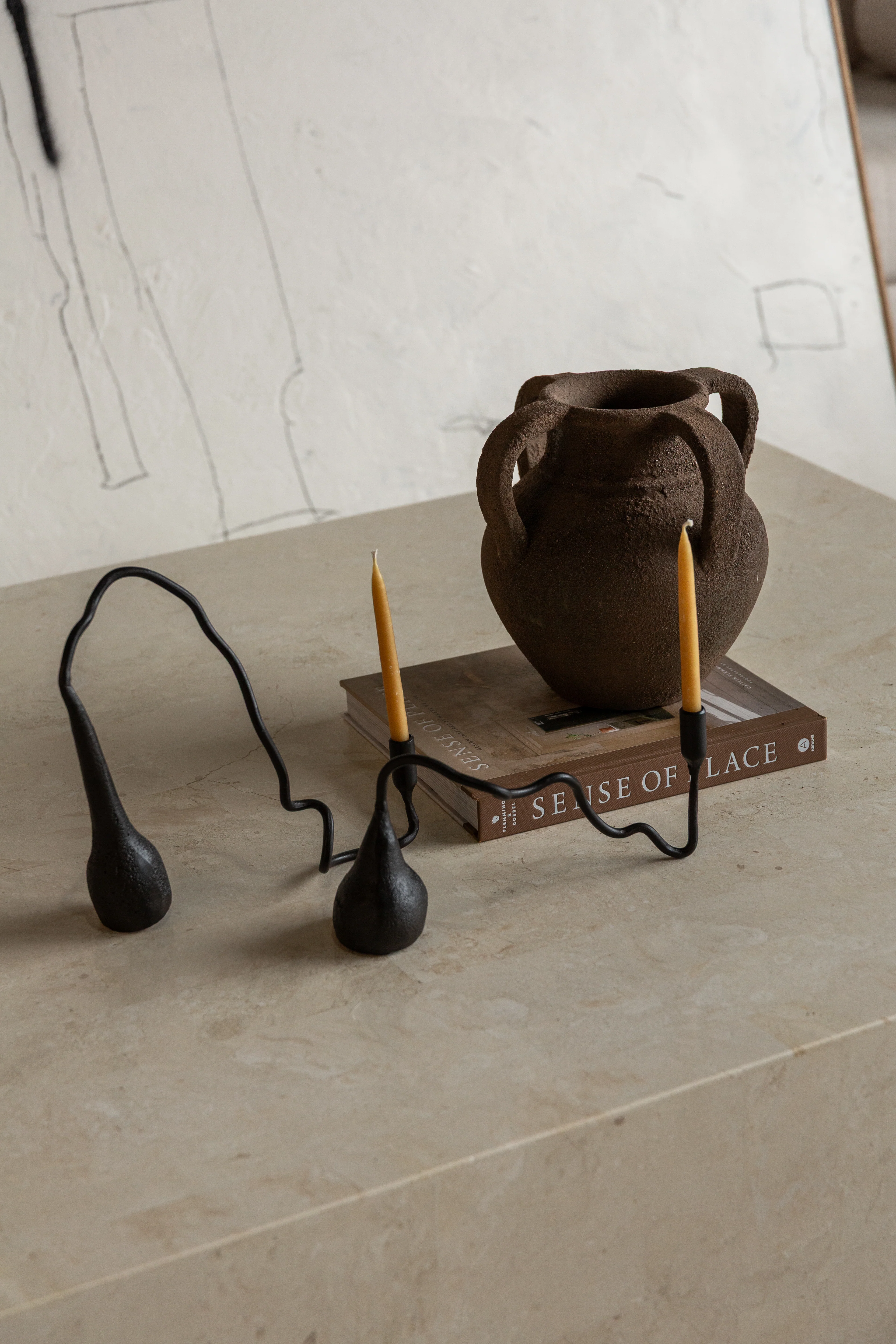 Cats in Wind Iron Candle Holders - Image 4