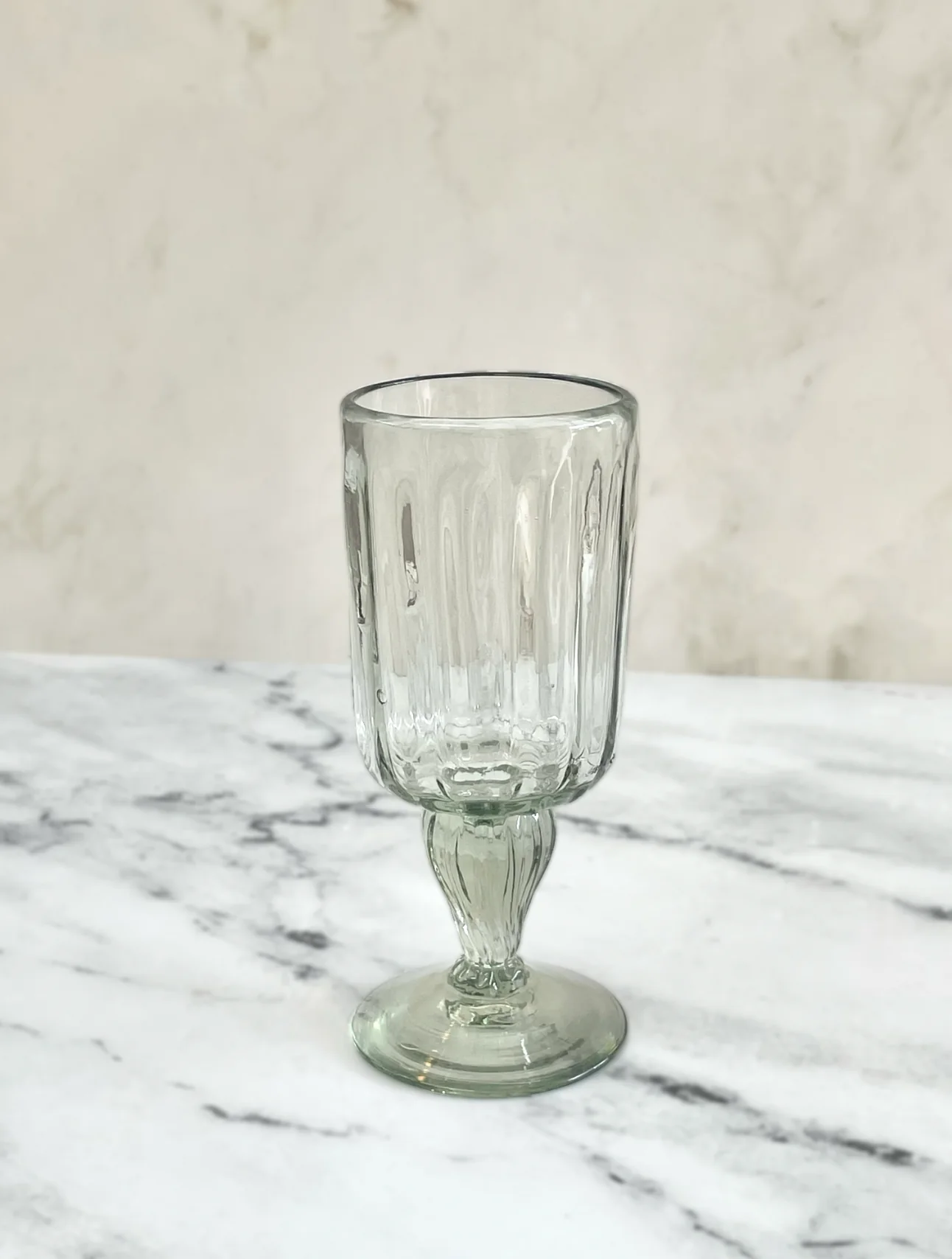 Handblown Fluted Glass - Image 4