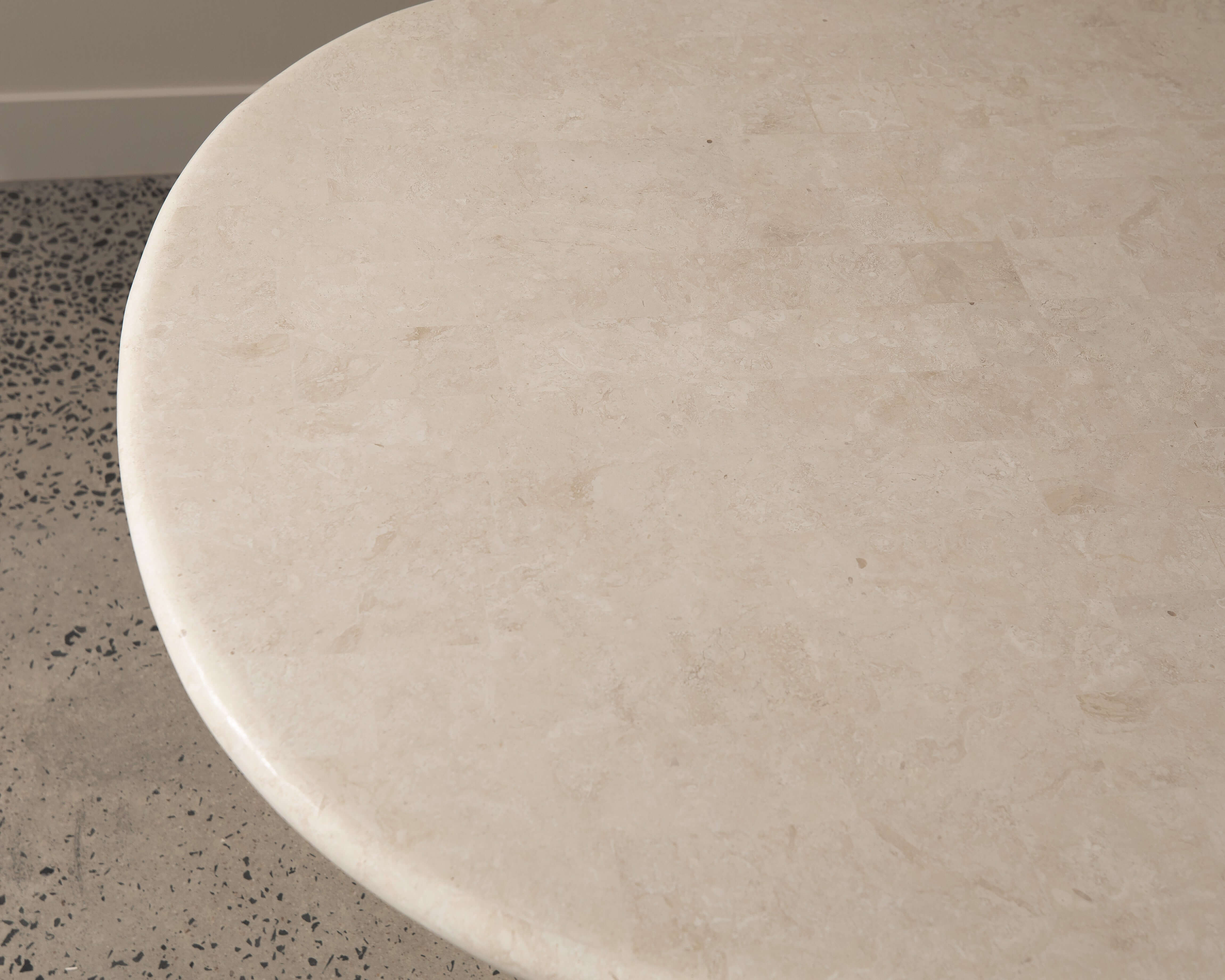 Paradis Oval Dining Table | 240cm | Spanish Beige Marble - Image 10