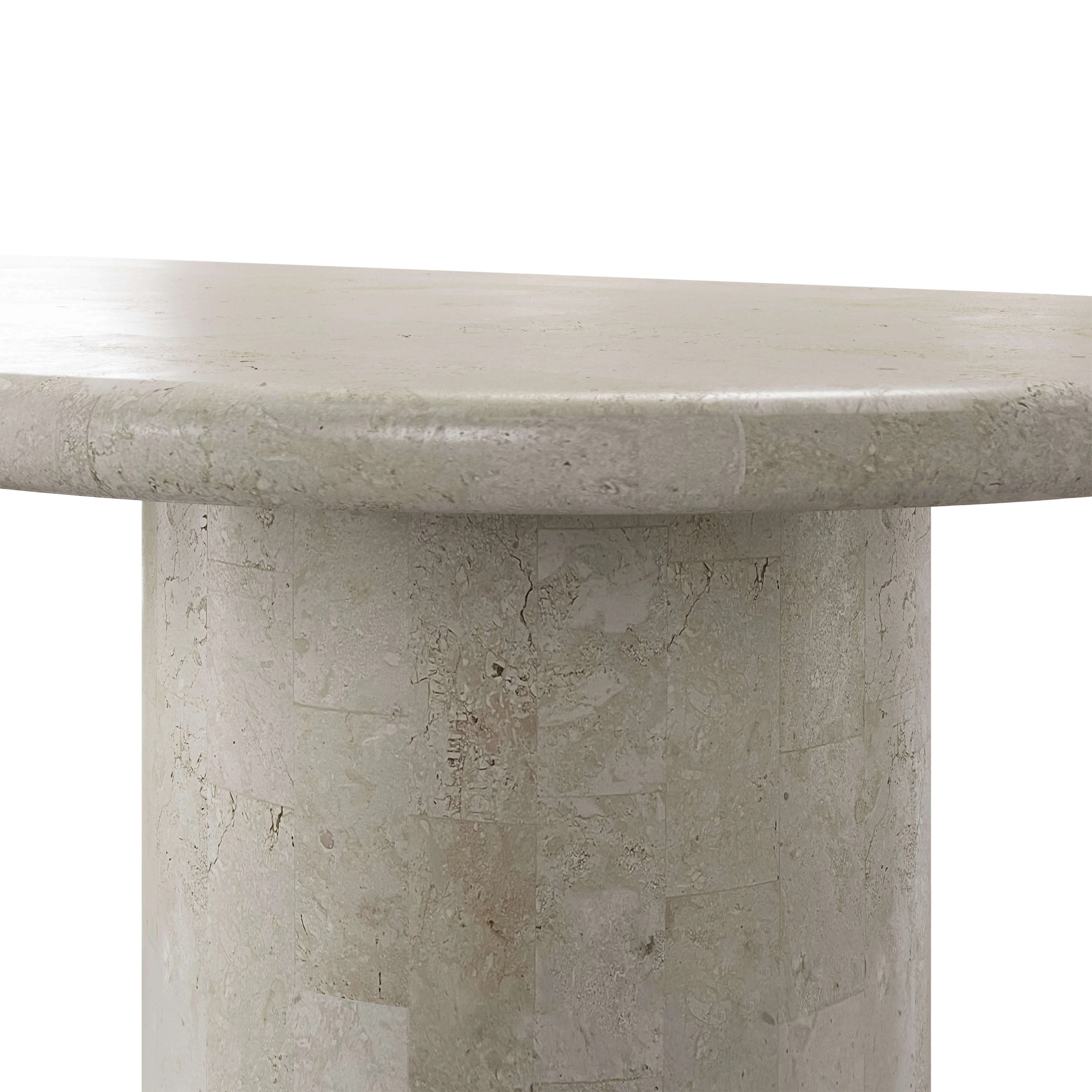 Paradis Oval Dining Table | 240cm | Spanish Beige Marble - Image 7