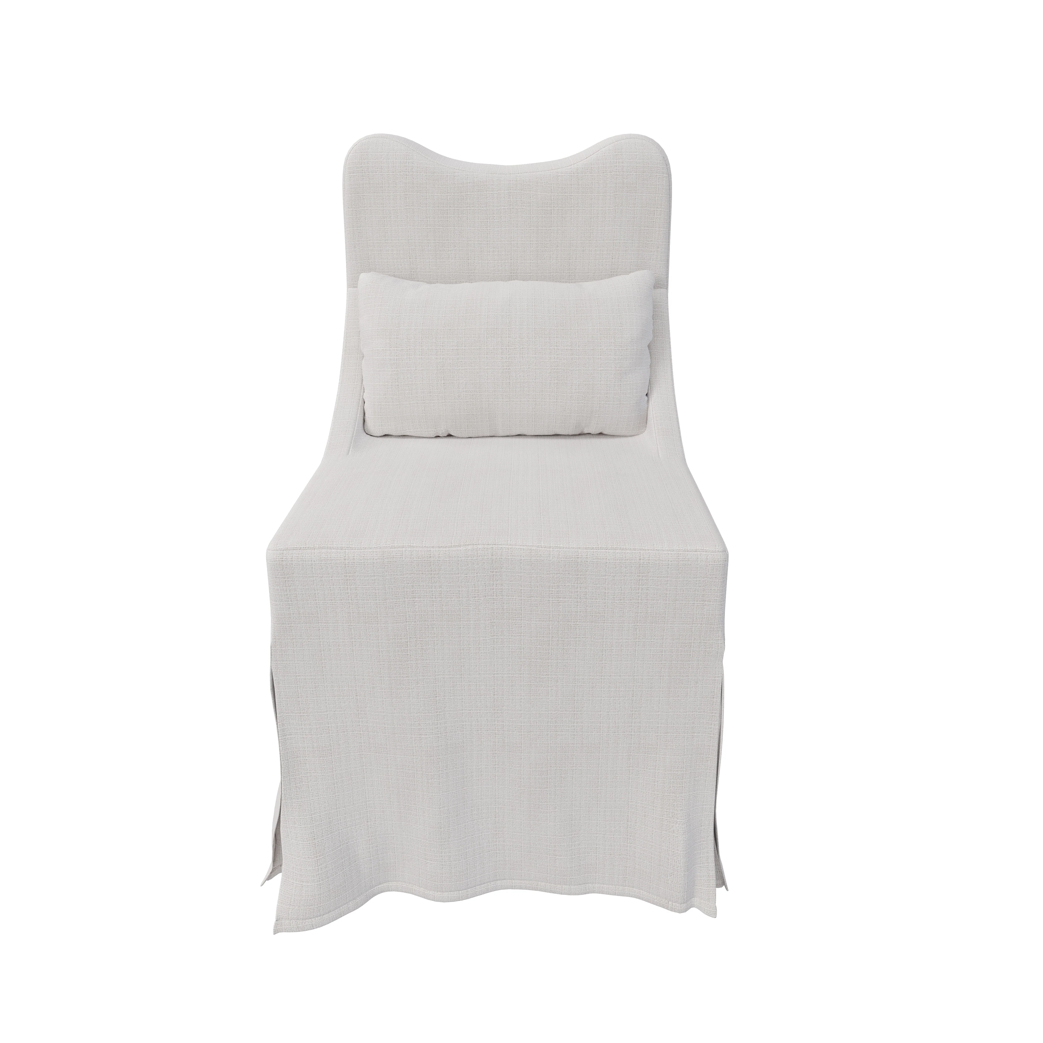 Sable Dining Chair | Woven Ivory - Image 3