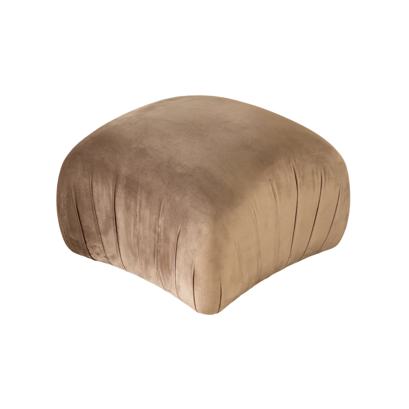 Sable Ottoman | Mushroom Velvet - Image 4