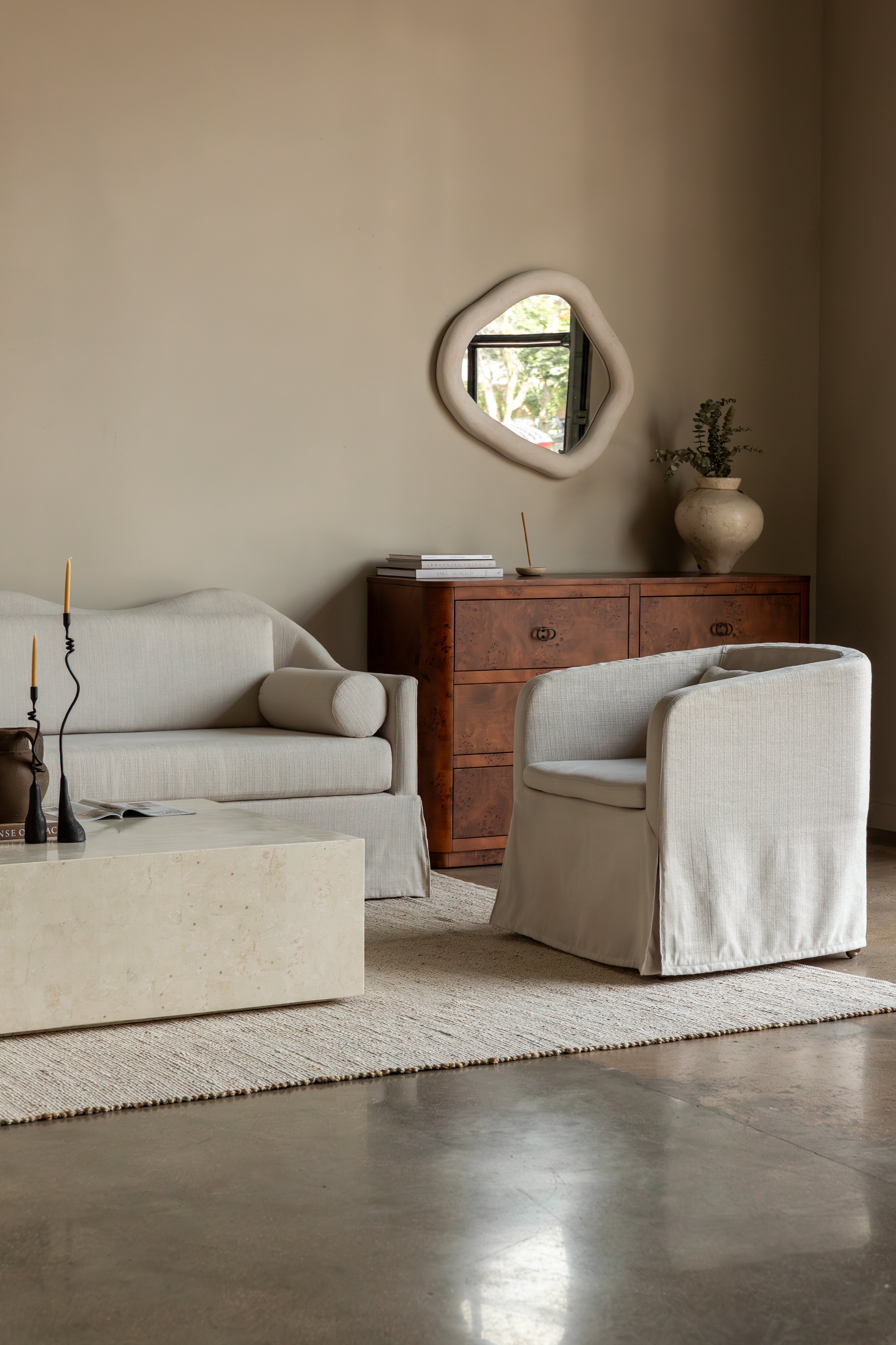 Sable Tub Chair | Woven Ivory - Image 3