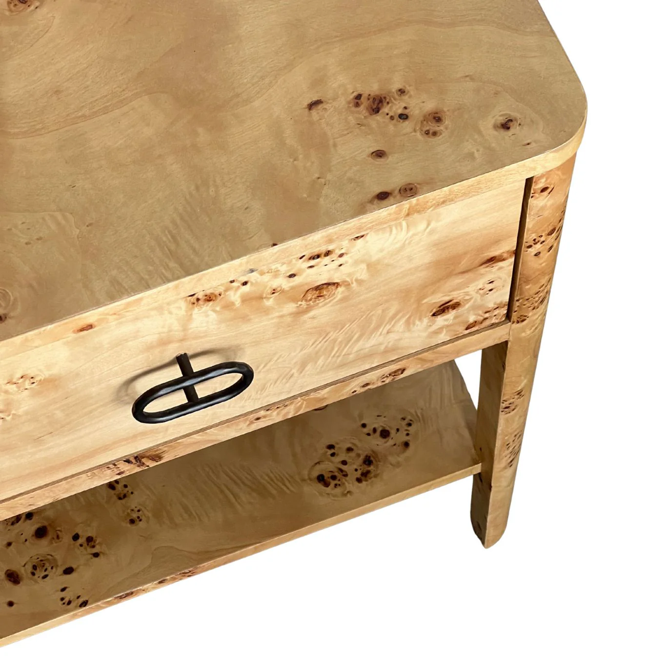 Zephyr Side Table | Honey Burl - Image 7